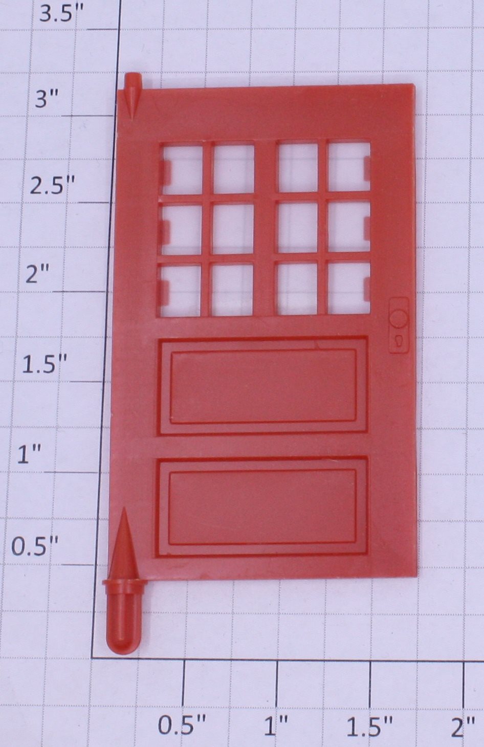 Lionel 12955-25 Ambush Shack Red Door with Window Insert