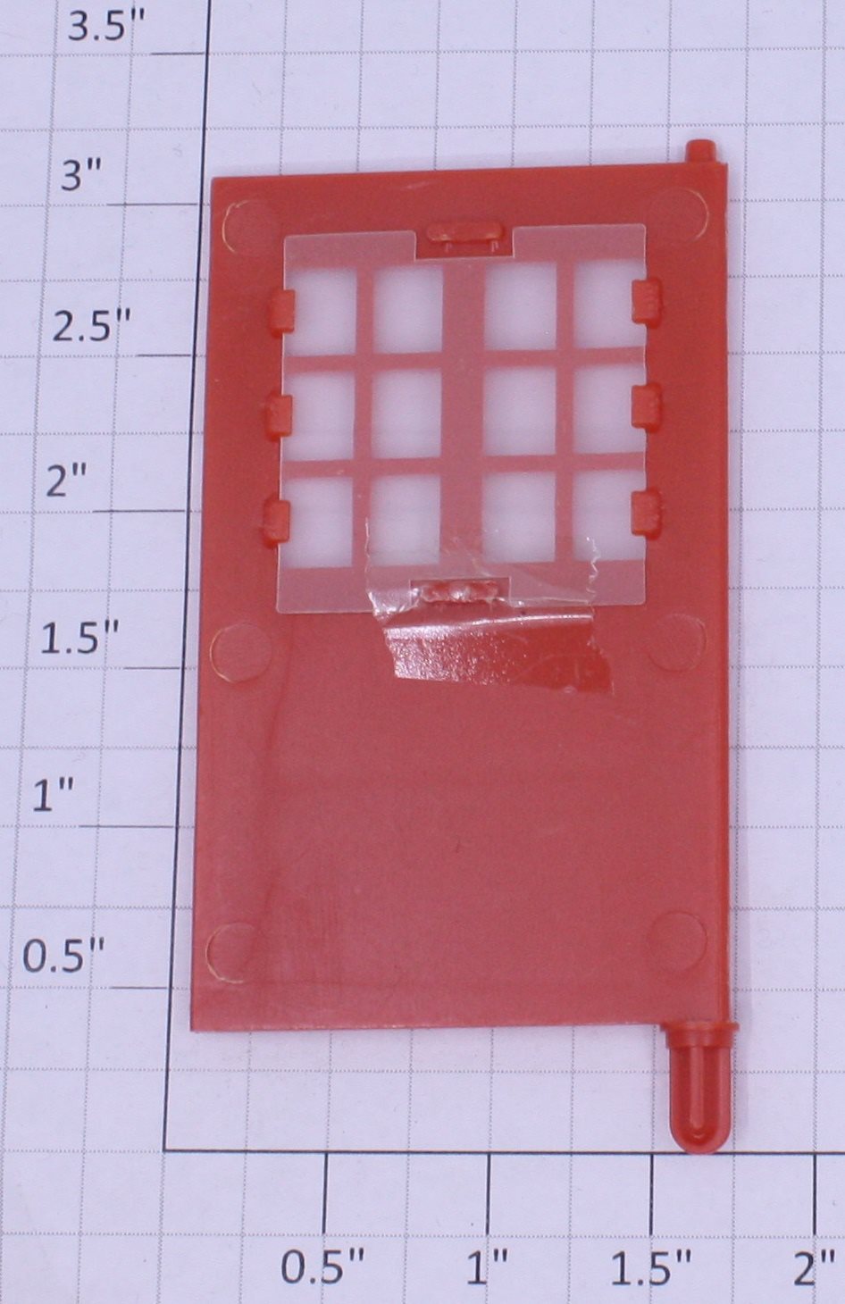 Lionel 12955-25 Ambush Shack Red Door with Window Insert