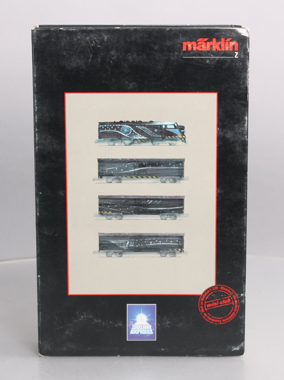 Marklin 8116 Z Gauge Starlight Express “Greaseball“ Diesel Freight Train Set LN/Box