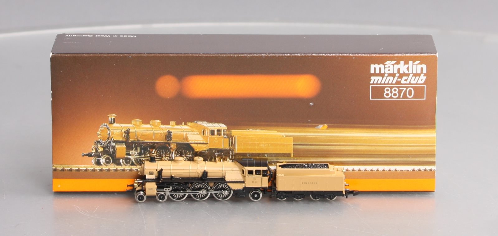 Marklin 8870 Z Scale King Ludwig Steam Locomotive & Tender LN/Box