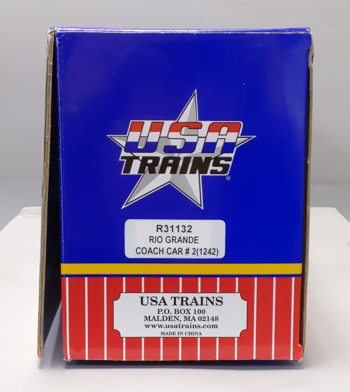 USA Trains R31132 G D&RGW Ski Train Corrugated Aluminum Coach #2, #1242