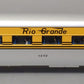 USA Trains R31132 G D&RGW Ski Train Corrugated Aluminum Coach #2, #1242
