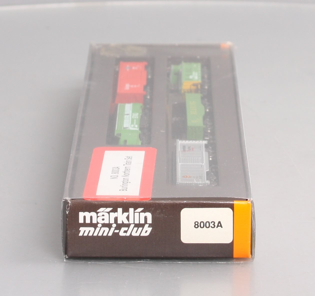 Marklin 8003A Z Gauge Burlington Northern Diesel Freight Train Set LN/Box