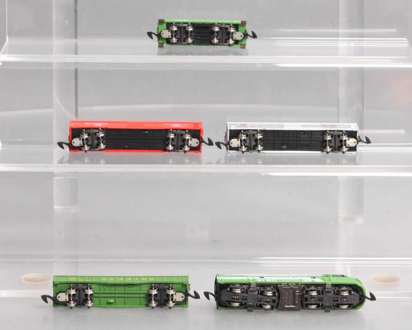 Marklin 8003A Z Gauge Burlington Northern Diesel Freight Train Set LN/Box