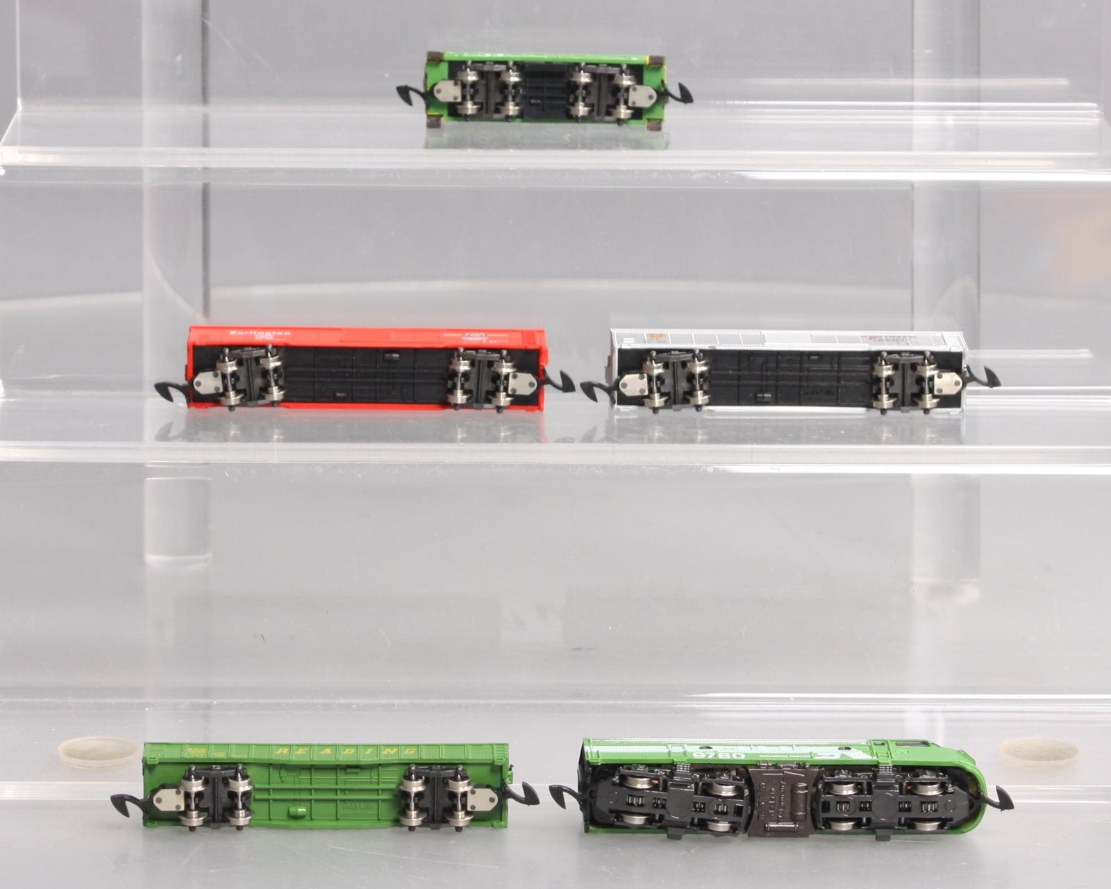 Marklin 8003A Z Gauge Burlington Northern Diesel Freight Train Set LN/Box