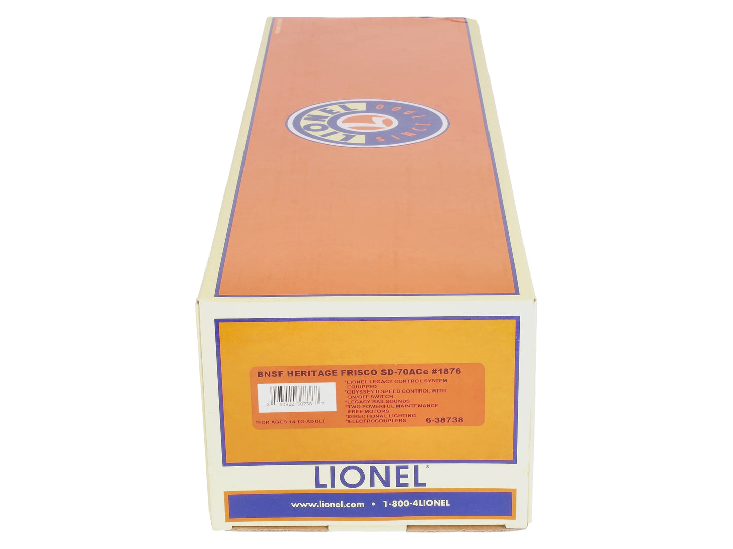 Lionel 6-38738 O BNSF Heritage SD70-ACe Frisco #1876/Legacy