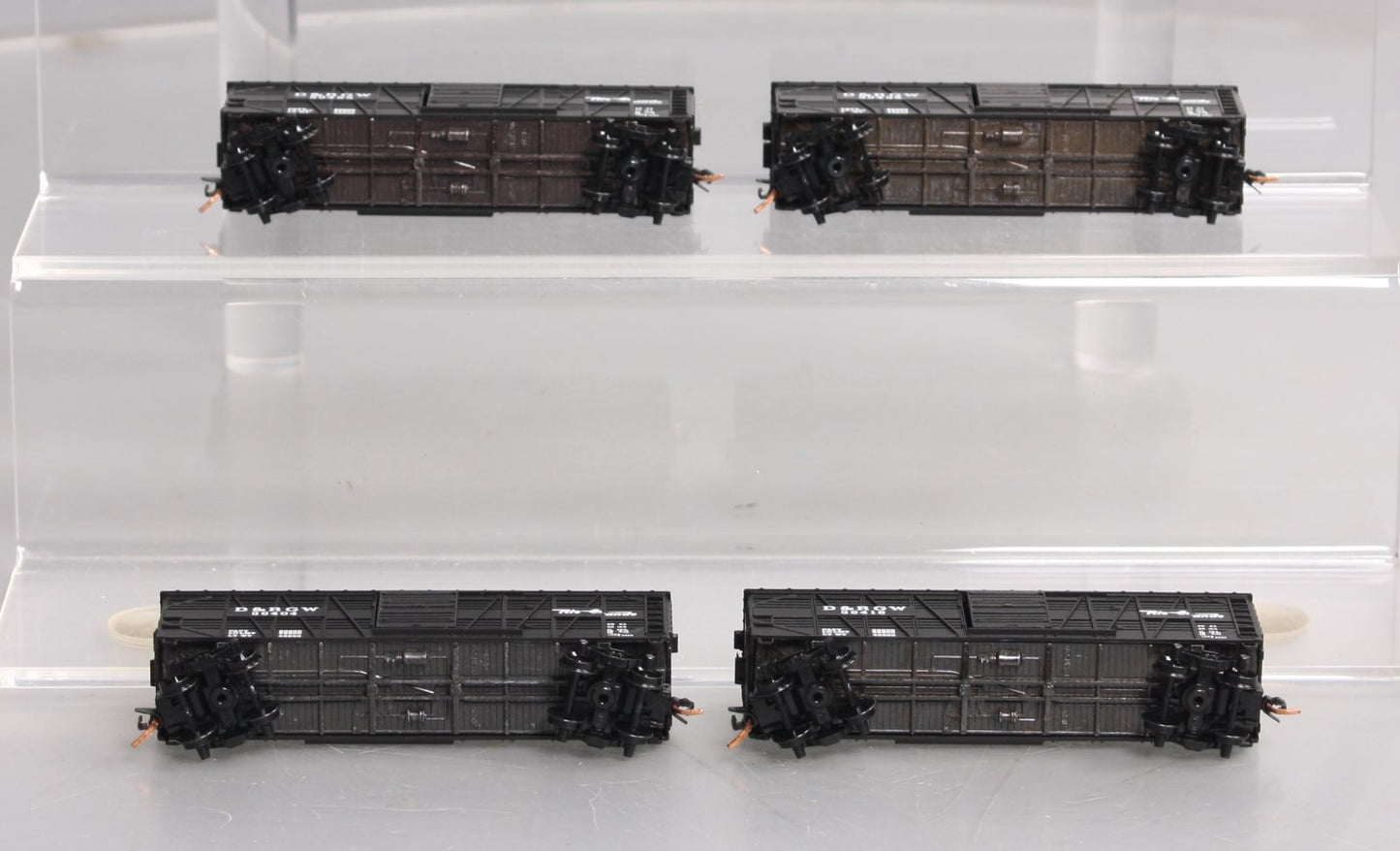 Micro-Trains 99300082 N DRGW 40' Stock Car Runner Pack (Set of 4)