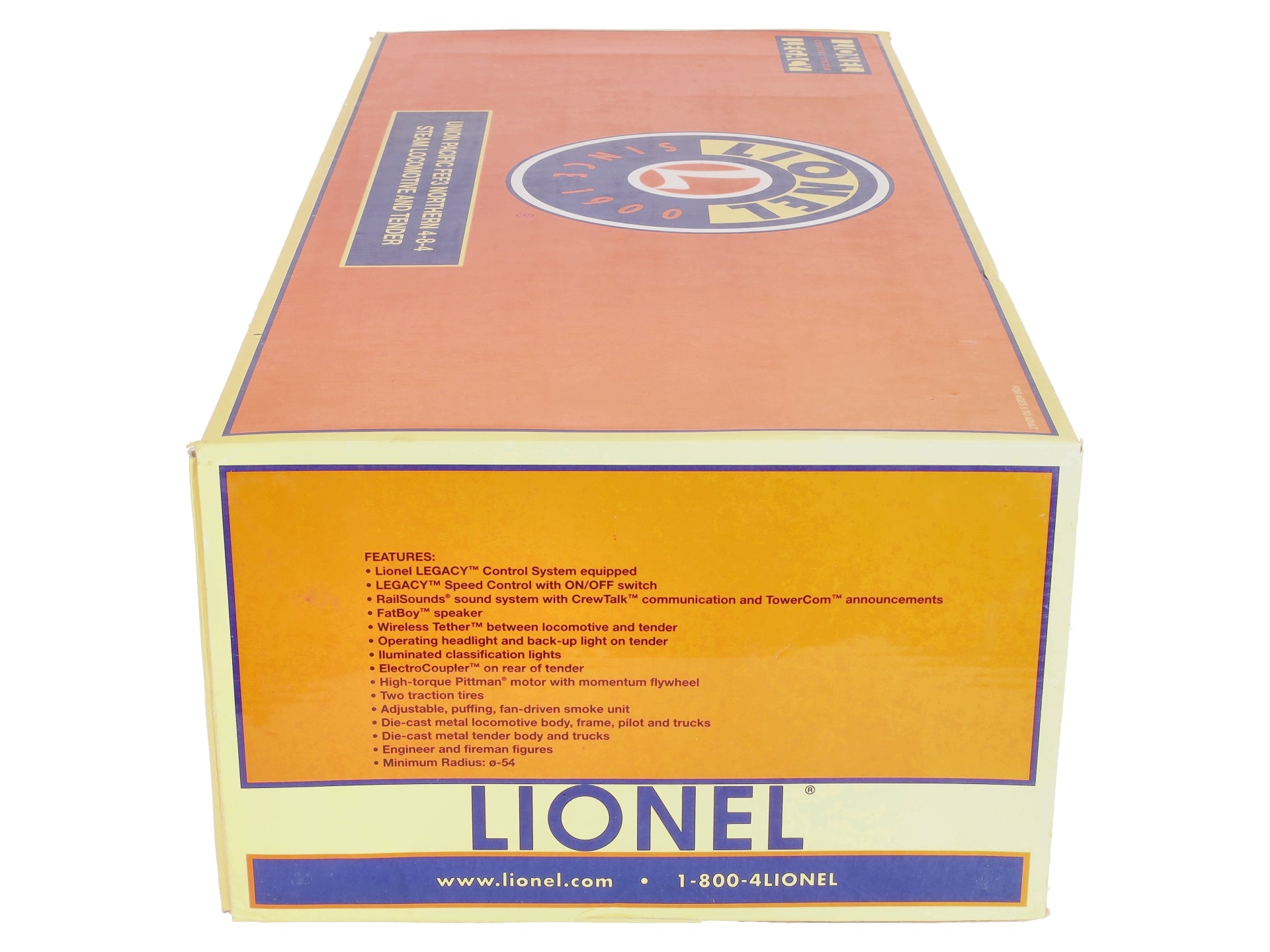 Lionel 6-11131 O Gauge UP 4-8-4 Northern FEF-3 Steam Locomotive