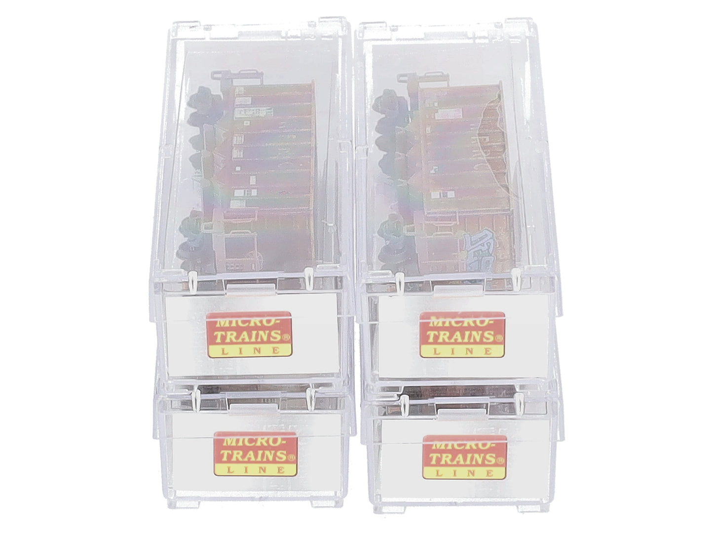 Micro-Trains 99305300 N WRRC Weathered Ortner 43' Open Hopper Runner 4-Pack