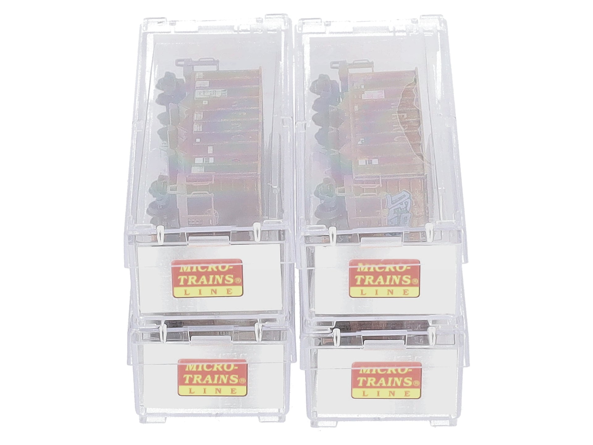 Micro-Trains 99305300 N WRRC Weathered Ortner 43' Open Hopper Runner 4-Pack