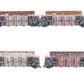 Micro-Trains 99305300 N WRRC Weathered Ortner 43' Open Hopper Runner 4-Pack