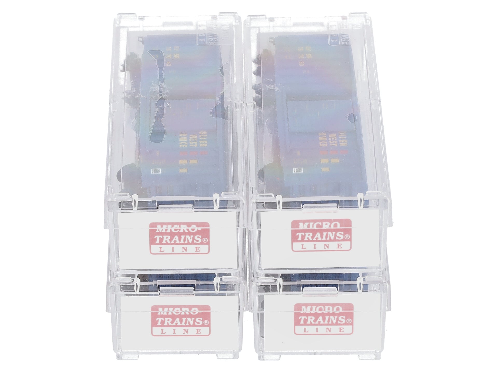 Micro-Trains 99300024 N GWS 50' Rib Side Single Door Boxcar Runner (Set of 4)