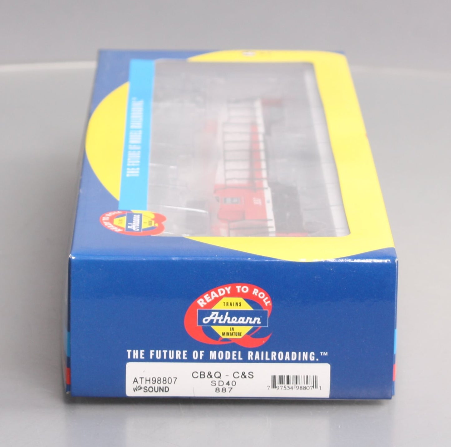 Athearn 98807 HO Chicago Burlington & Quincy/Colorado & Southern SD40 #887 w/DCC