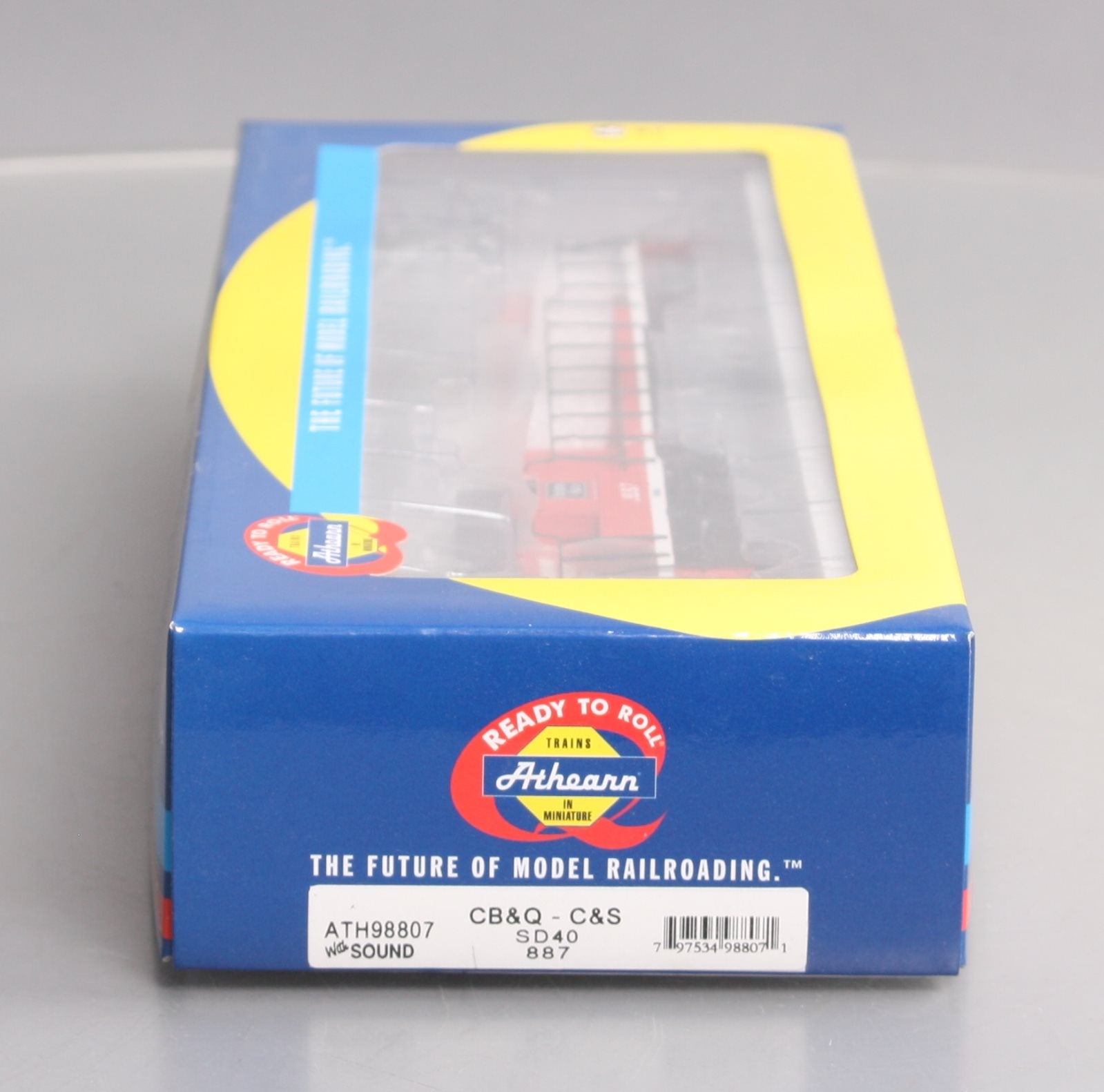 Athearn 98807 HO Chicago Burlington & Quincy/Colorado & Southern SD40 #887 w/DCC