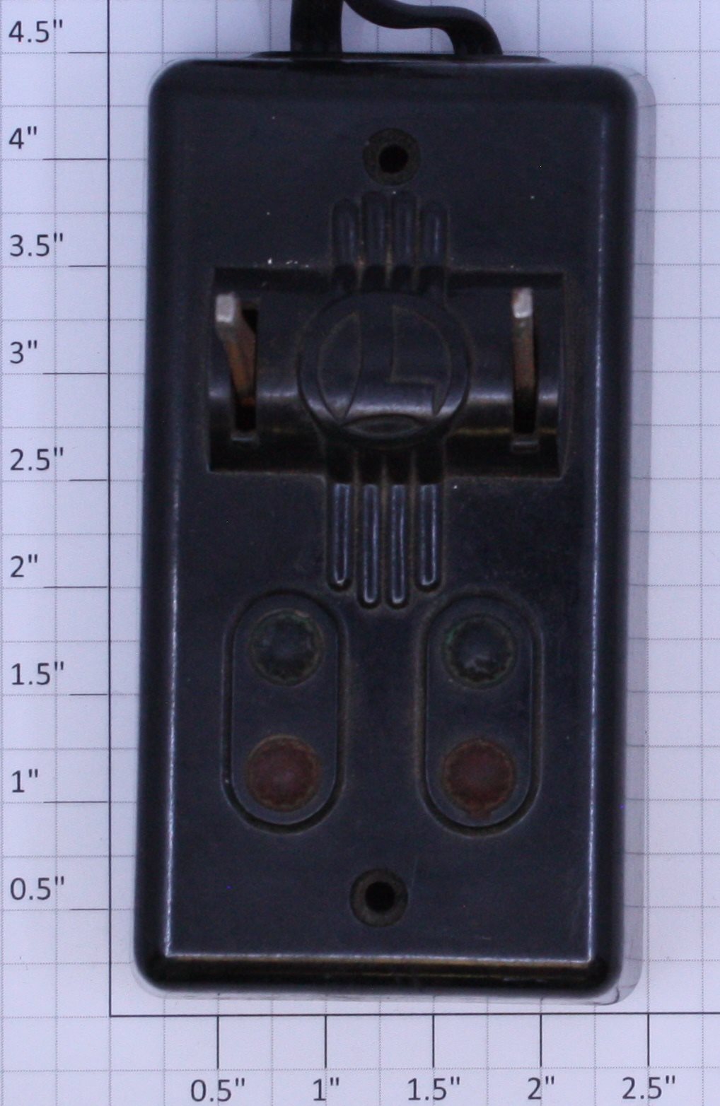 Lionel 1121C-60 O27 Gauge Plastic Switch Controller with Wire and Rubber Lens
