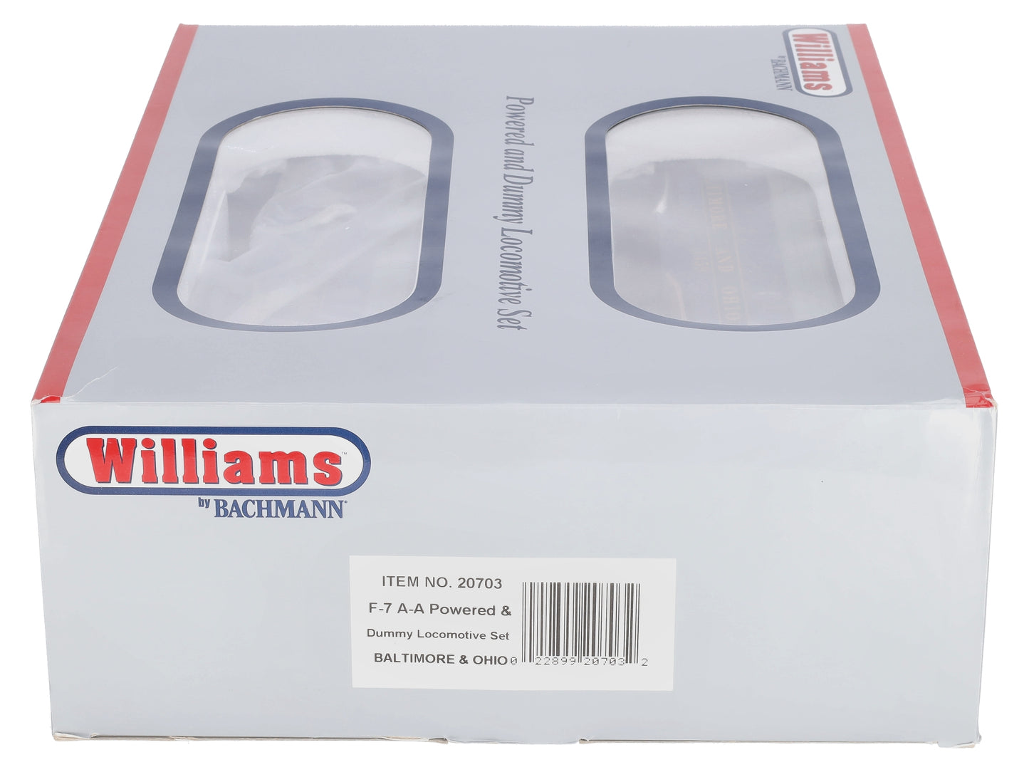 Williams 20703 O Baltimore & Ohio EMD F7 A-A 3-Rail Diesel Locomotive Set