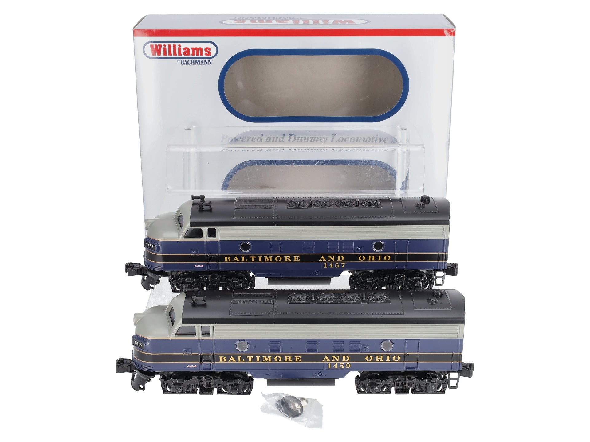 Williams 20703 O Baltimore & Ohio EMD F7 A-A 3-Rail Diesel Locomotive Set