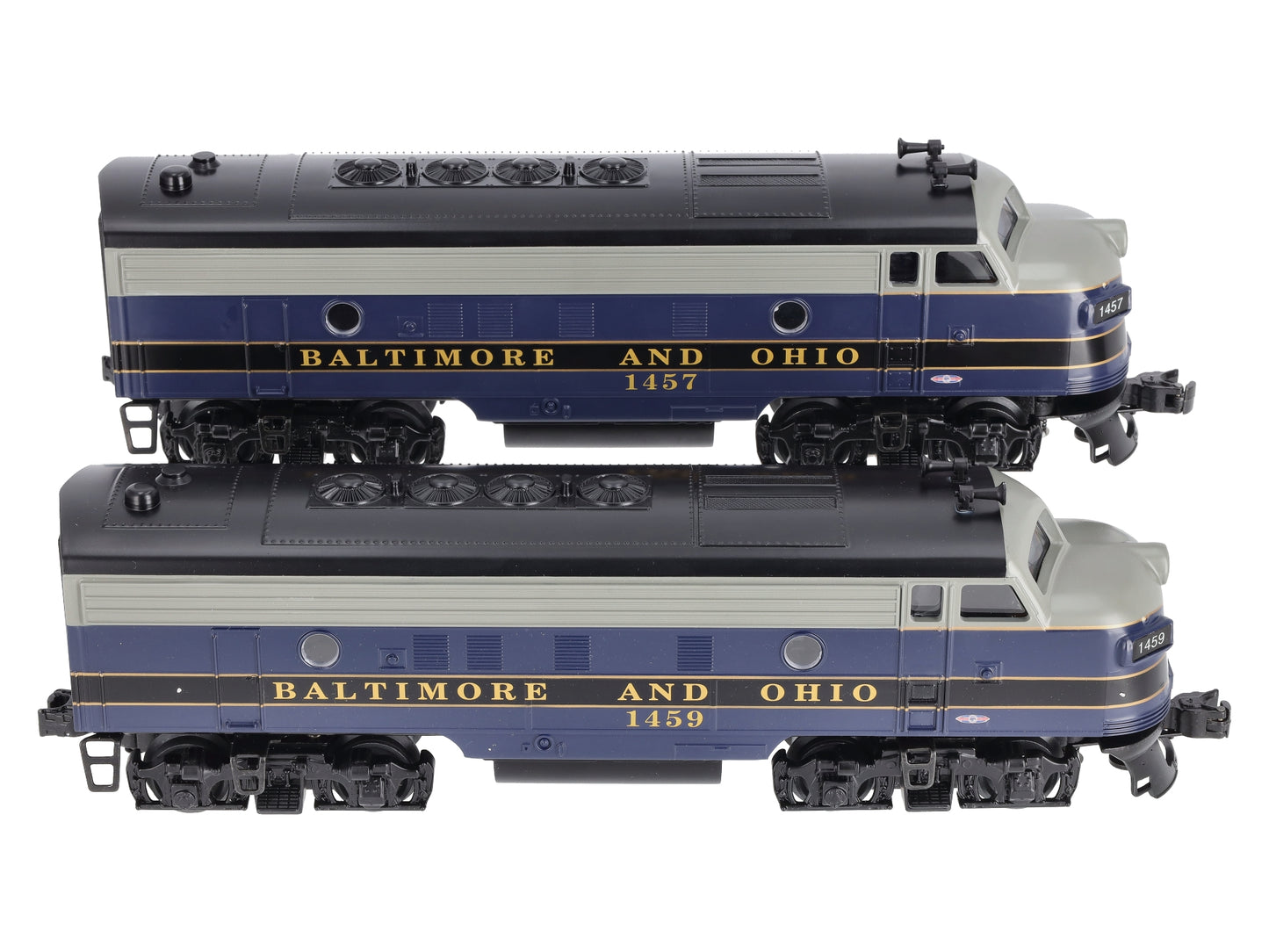Williams 20703 O Baltimore & Ohio EMD F7 A-A 3-Rail Diesel Locomotive Set