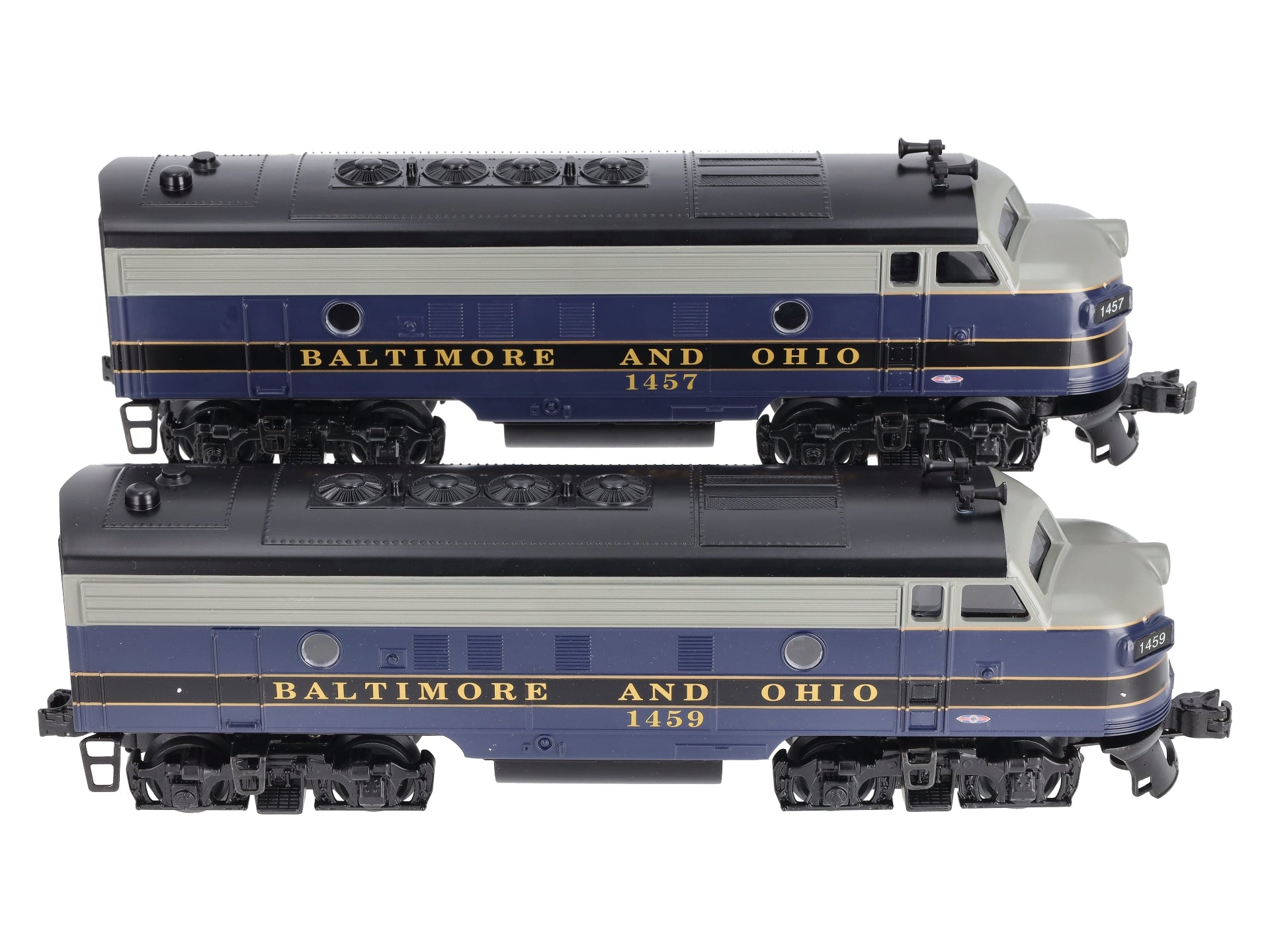 Williams 20703 O Baltimore & Ohio EMD F7 A-A 3-Rail Diesel Locomotive Set