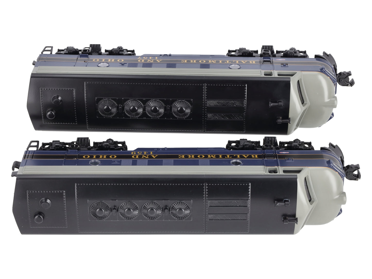 Williams 20703 O Baltimore & Ohio EMD F7 A-A 3-Rail Diesel Locomotive Set