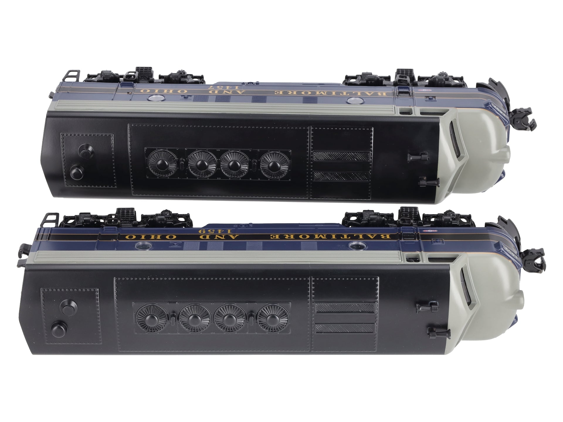 Williams 20703 O Baltimore & Ohio EMD F7 A-A 3-Rail Diesel Locomotive Set
