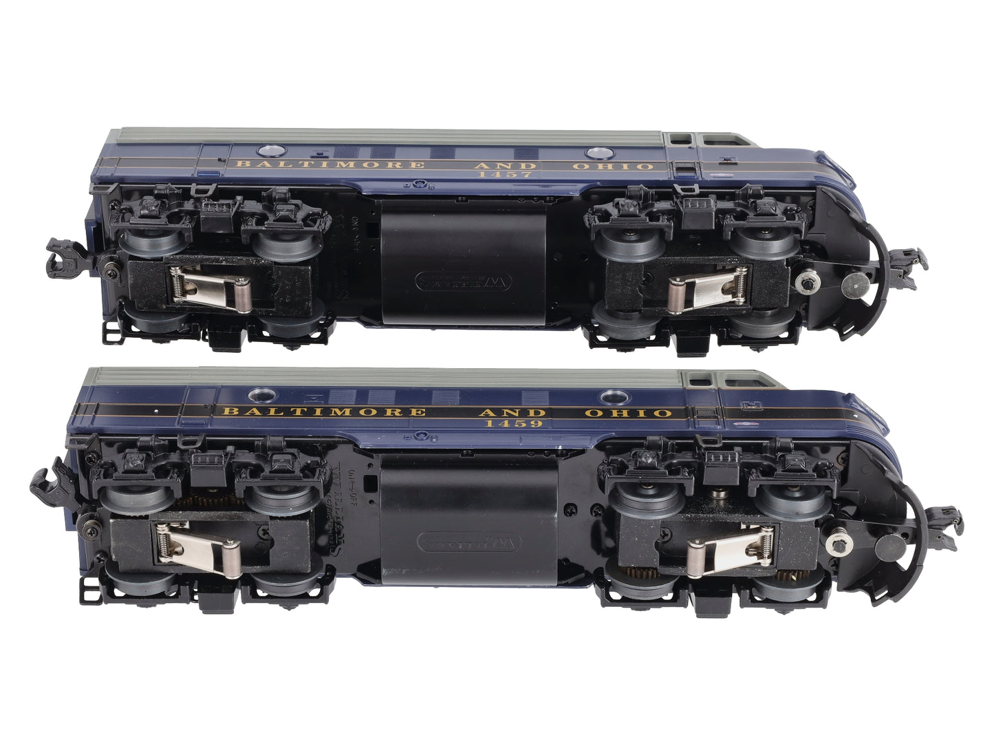 Williams 20703 O Baltimore & Ohio EMD F7 A-A 3-Rail Diesel Locomotive Set