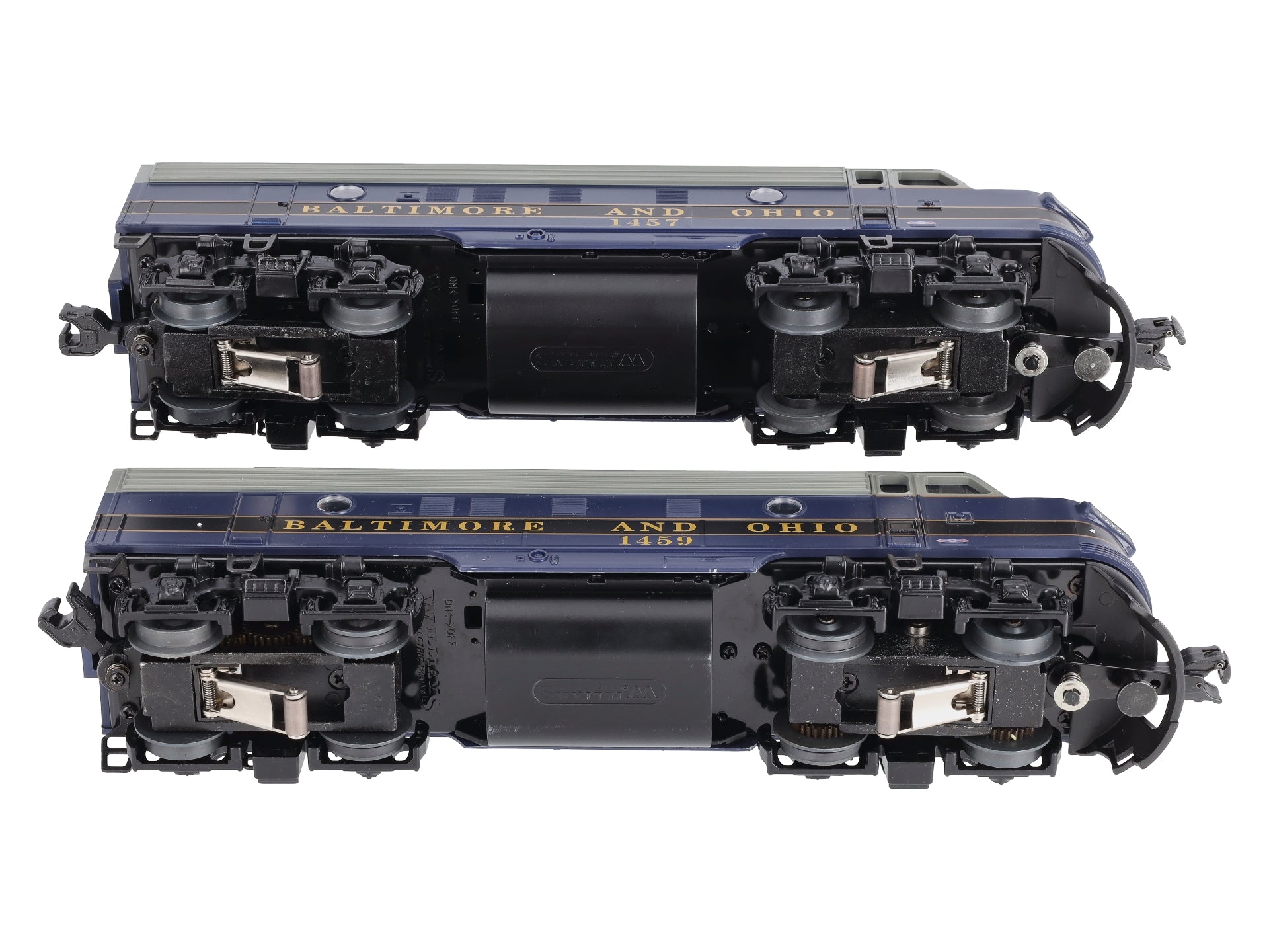 Williams 20703 O Baltimore & Ohio EMD F7 A-A 3-Rail Diesel Locomotive Set
