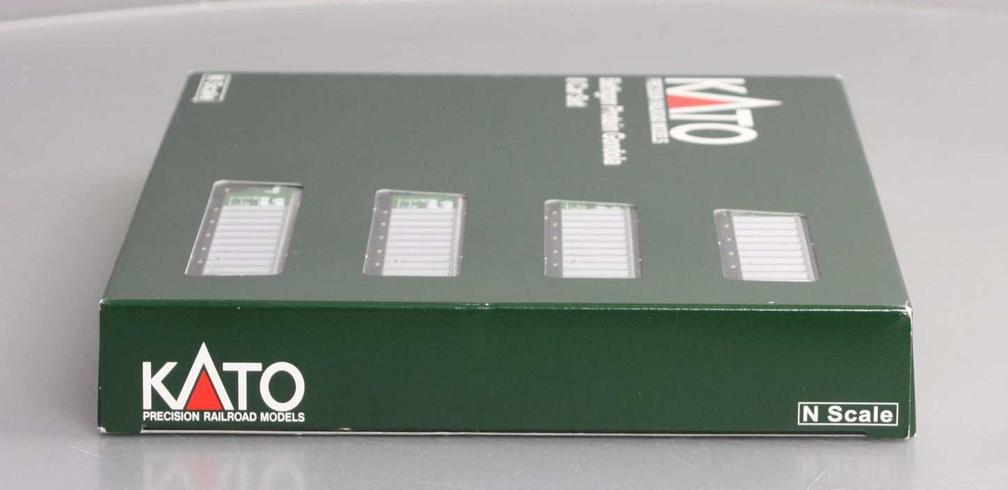 Kato 106-4651 N Burlington Northern Bethgon Protein Gondola Set #2
