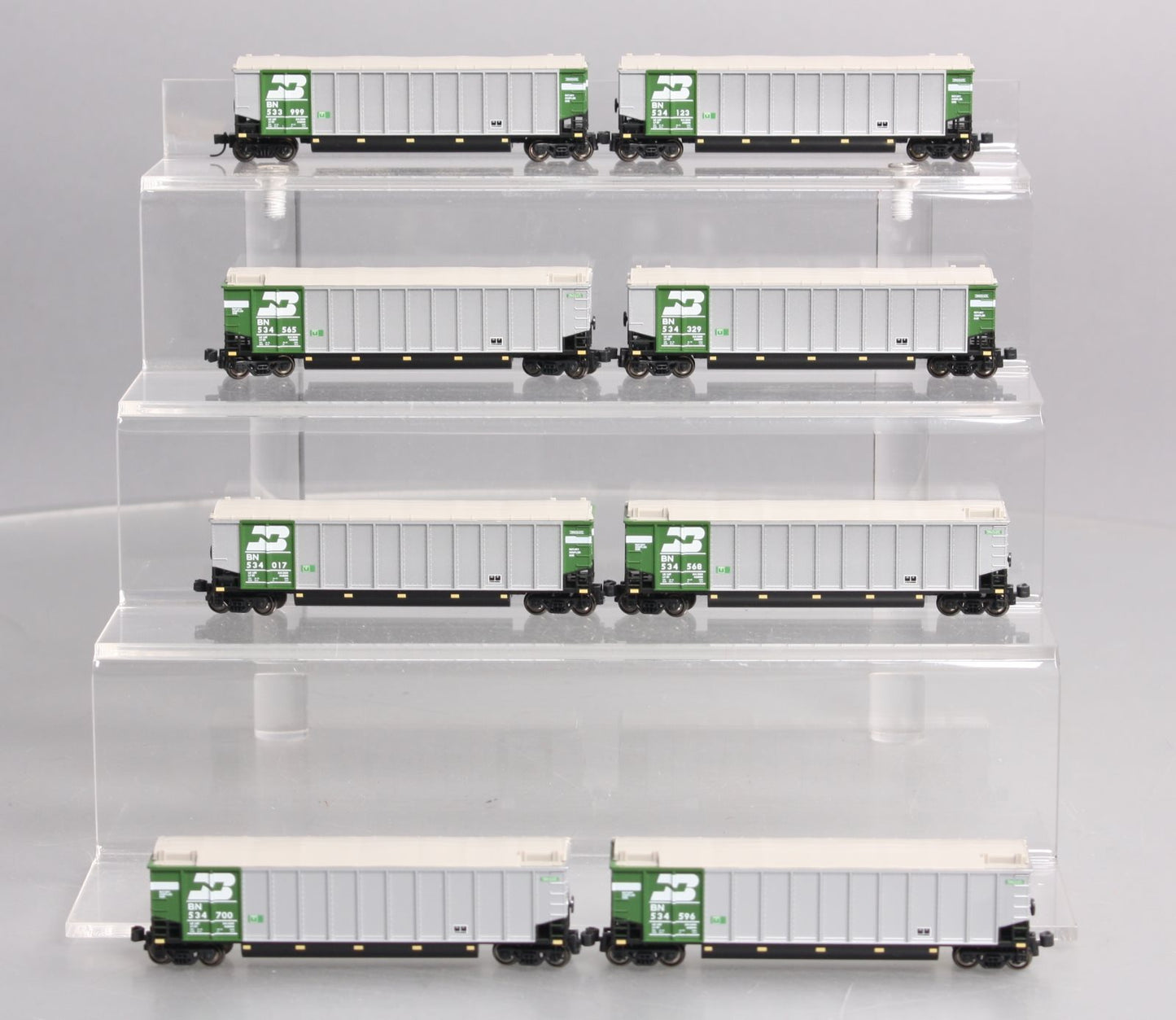 Kato 106-4651 N Burlington Northern Bethgon Protein Gondola Set #2