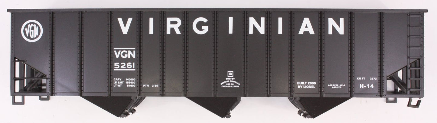 Lionel 17142-7 3-Bay Virginian Hopper Shell #5261