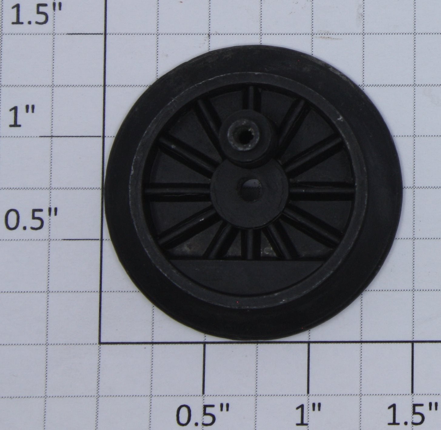 Lionel 1664E-16 Plain End Wheel with Long Hub
