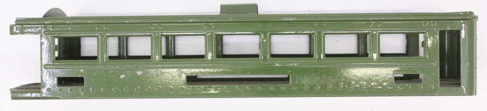 Lionel 6441-1 O Gauge Green Tinplate Observation Car Body