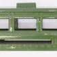 Lionel 6441-1 O Gauge Green Tinplate Observation Car Body
