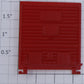 Lionel 9751-12 Frisco Boxcar Red Multi-Panel Door with Guides