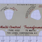 Lionel 1032-10 Transformer Plate
