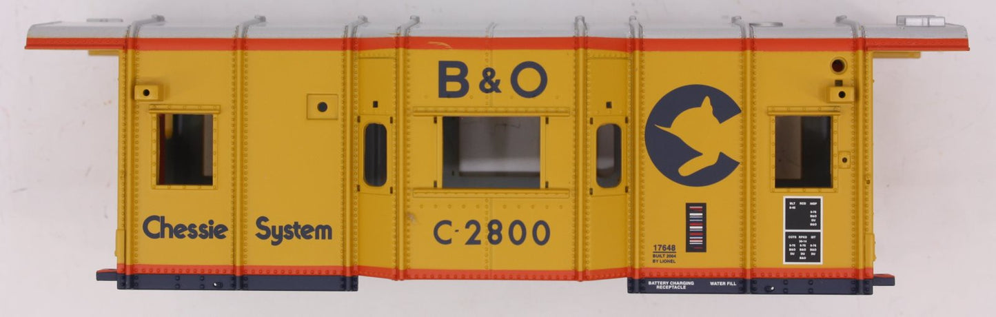 Lionel 17648-5 Chessie I-12 Caboose Shell #C-2800