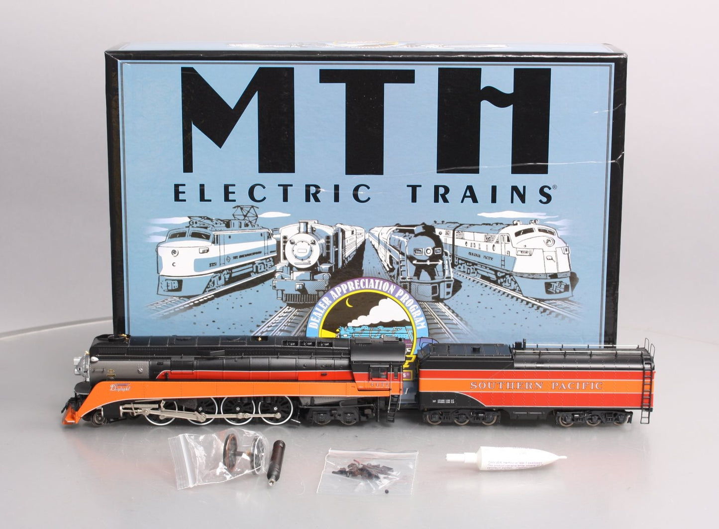 MTH 20-80008L Southern Pacific HO 4-8-4 GS-4 Steam Engine w/ P-S 3.0 #4432