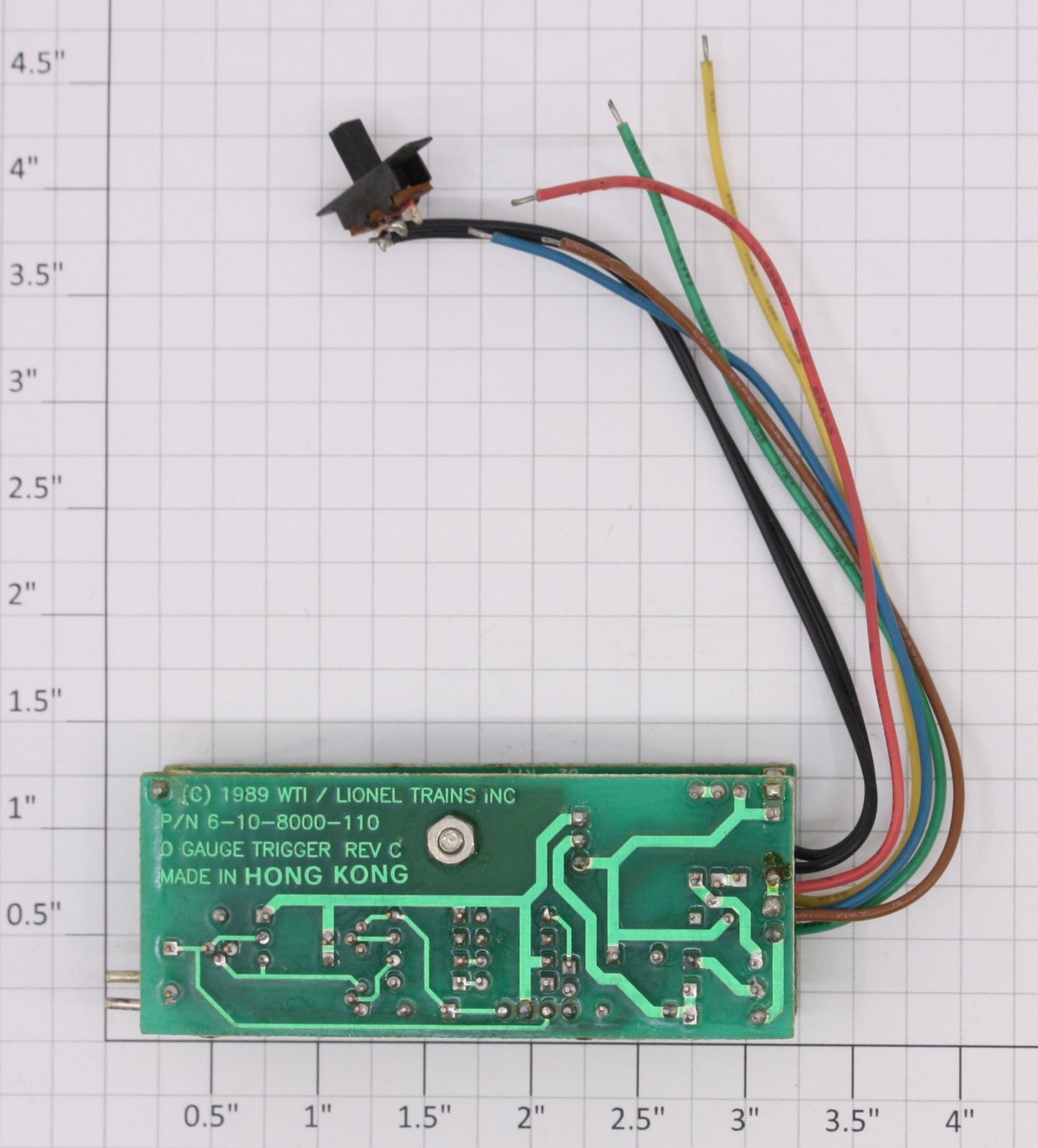 Lionel 18000-110 B-6 Tender Trigger and Railsounds Diesel PCB Circuit Board