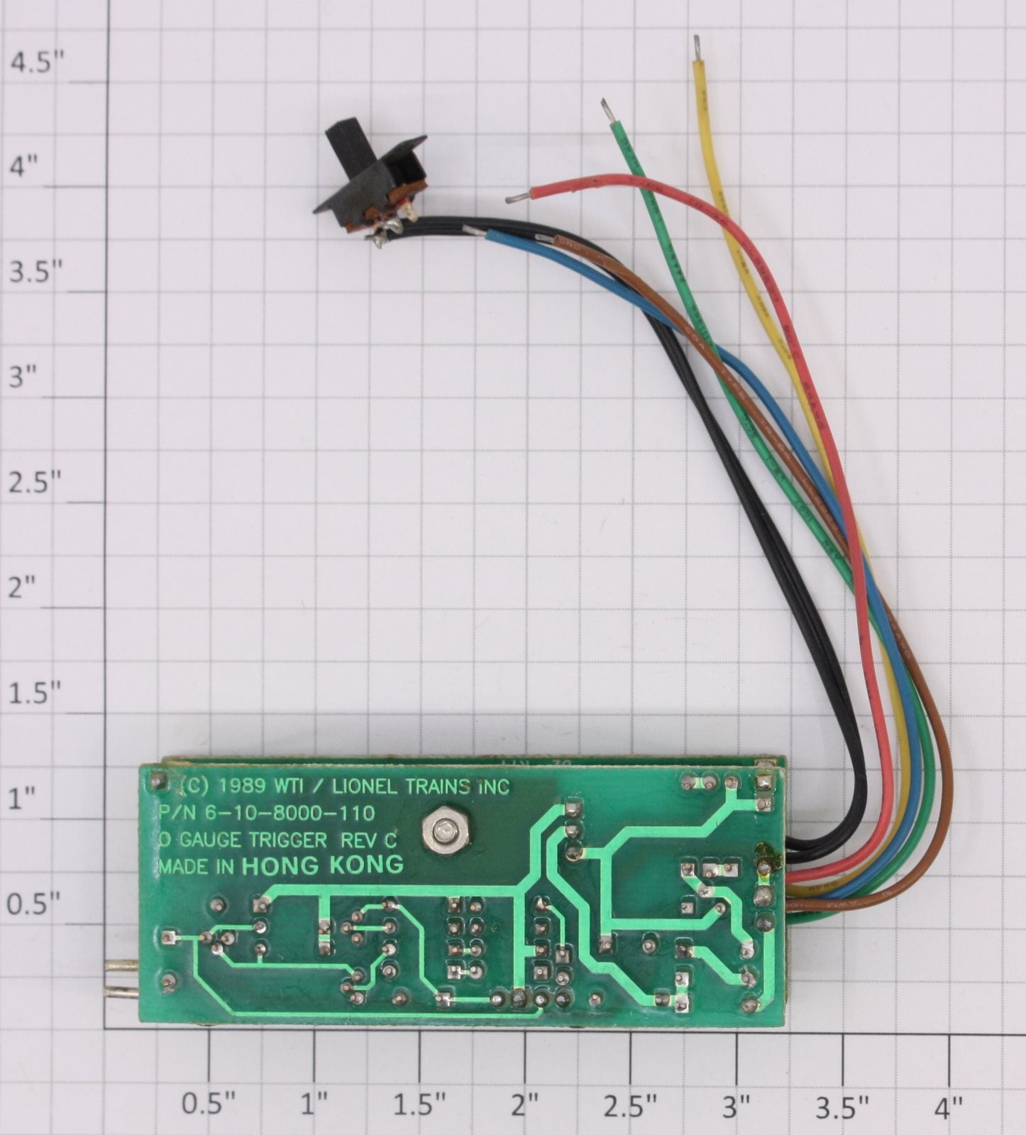 Lionel 18000-110 B-6 Tender Trigger and Railsounds Diesel PCB Circuit Board