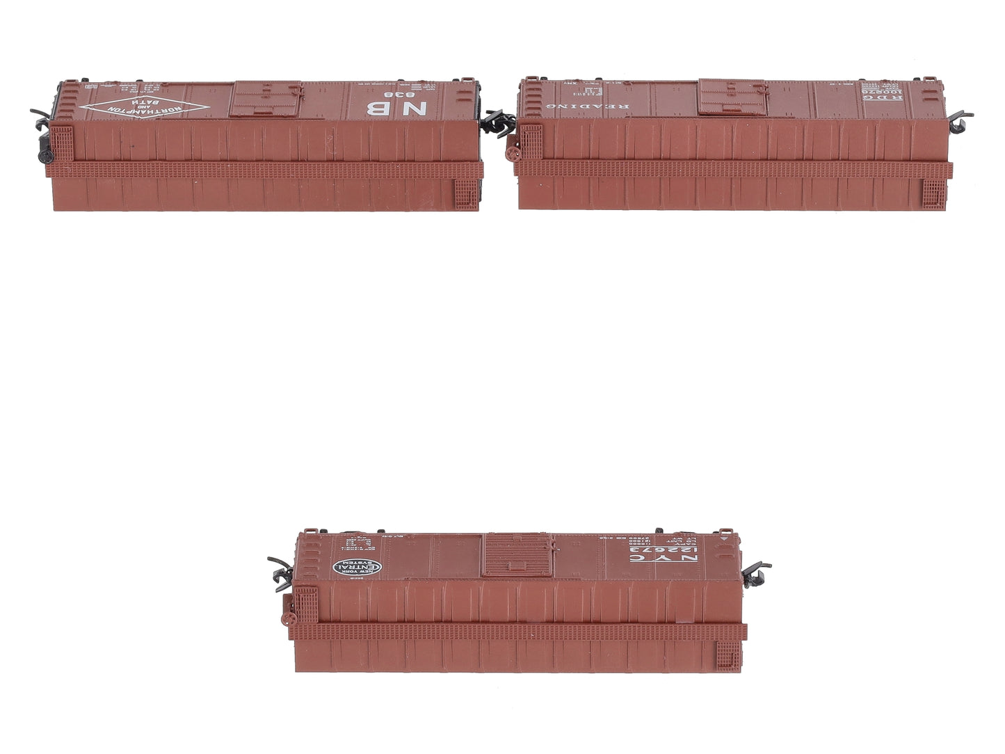 Broadway Limited 7272 N 1950's Steel Boxcar Variety Set C (Set of 4)