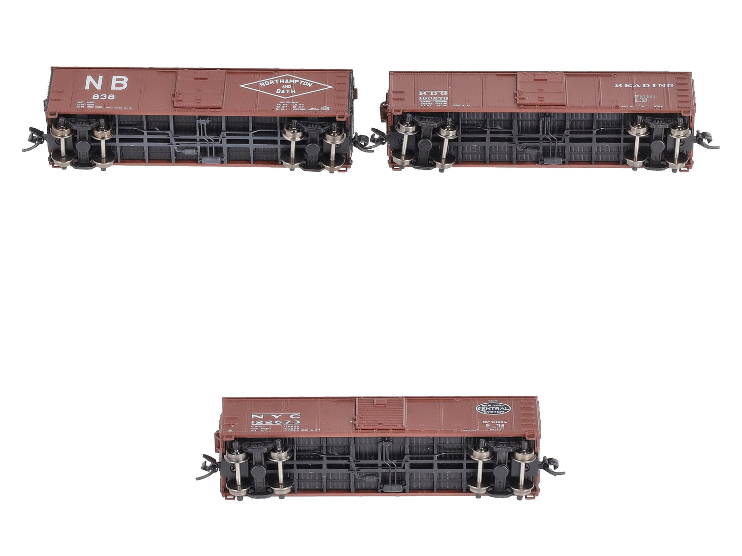 Broadway Limited 7272 N 1950's Steel Boxcar Variety Set C (Set of 4)