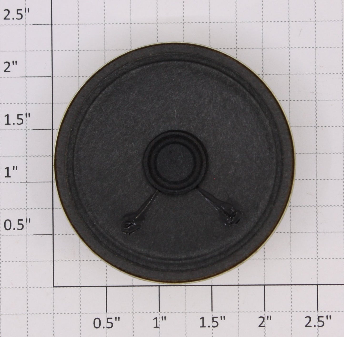 Lionel 6908142T36 8 Ohm 0.2 Watt Round Speaker with Small Magnet - 2-1/4"
