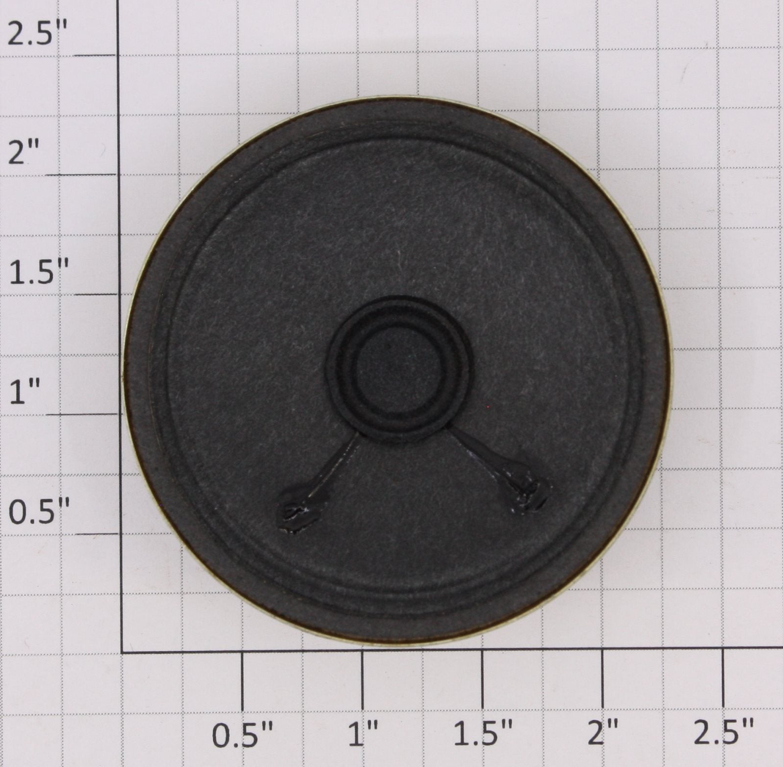 Lionel 6908142T36 8 Ohm 0.2 Watt Round Speaker with Small Magnet - 2-1/4