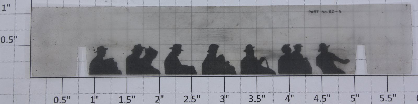 Lionel 60-51 O Gauge Trolley Window Silhouette