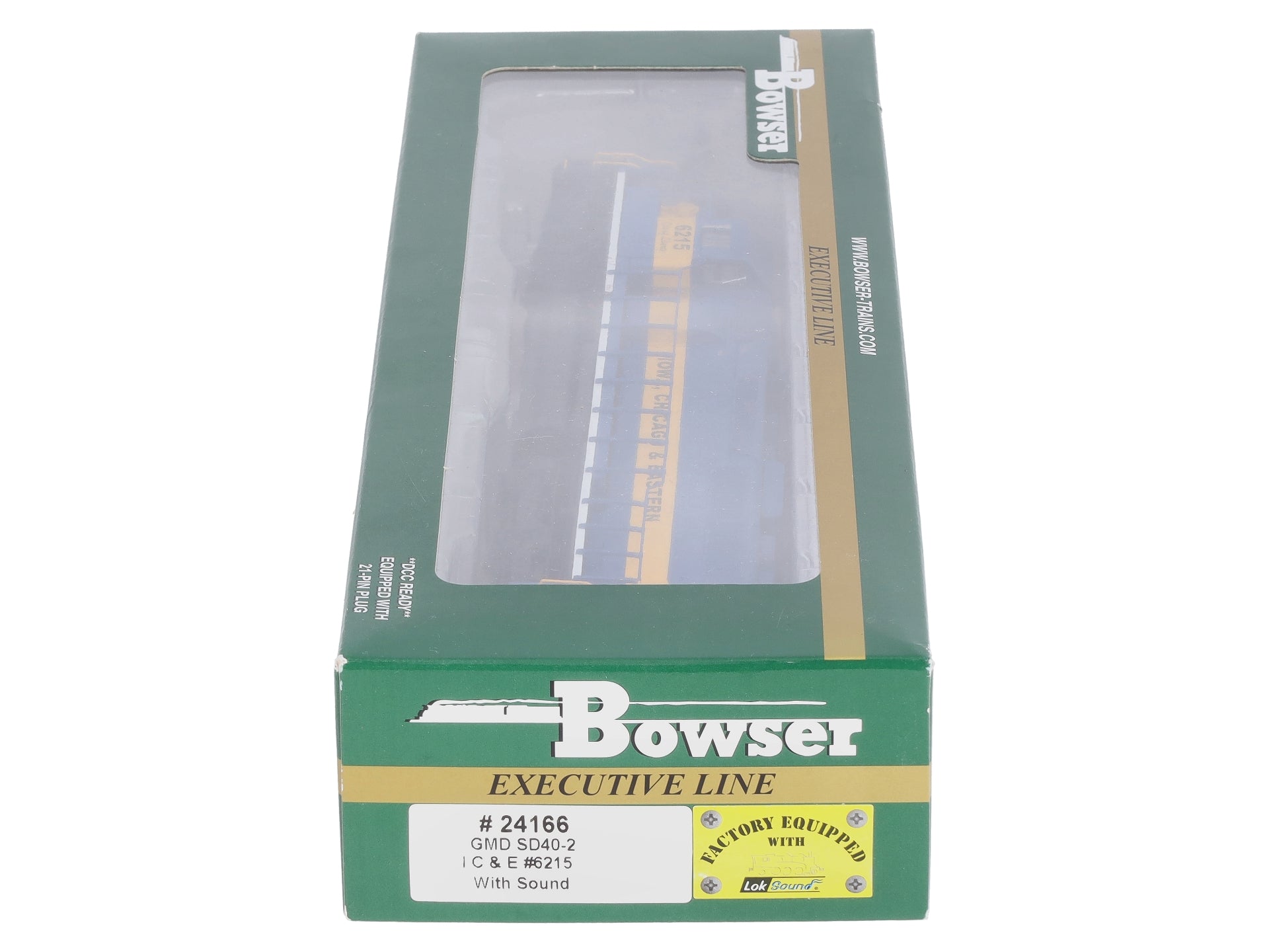 Bowser 24166 HO Iowa Chicago & Eastern GMD SD40-2 Diesel Loco #6215 w Sound/DCC