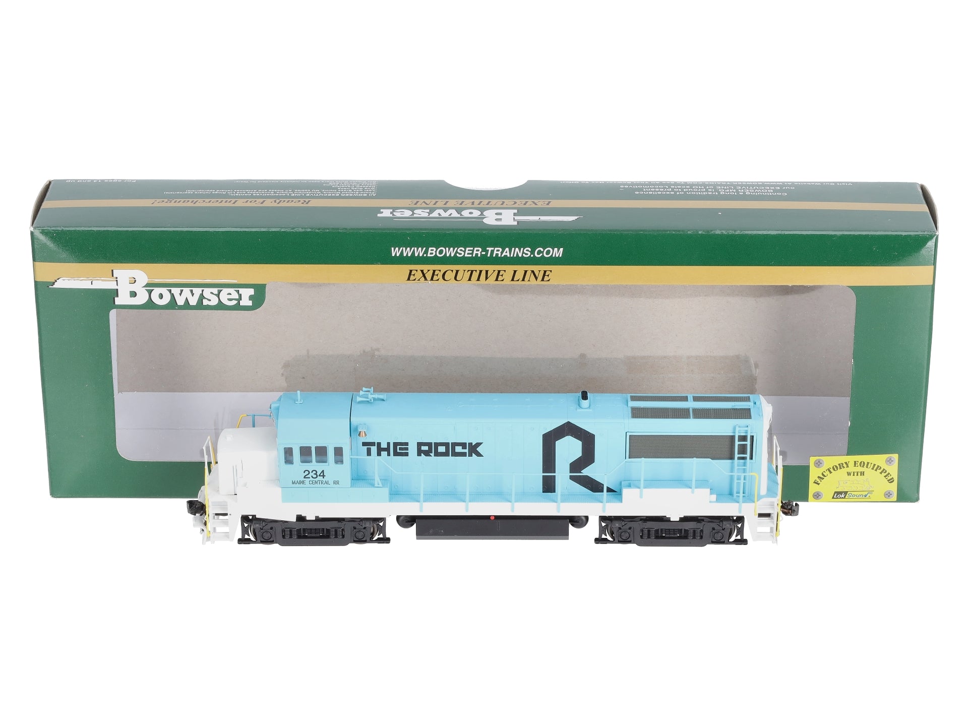 Bowser 23824 HO Maine Central GE U25B with LokSound & DCC Executive Line #234