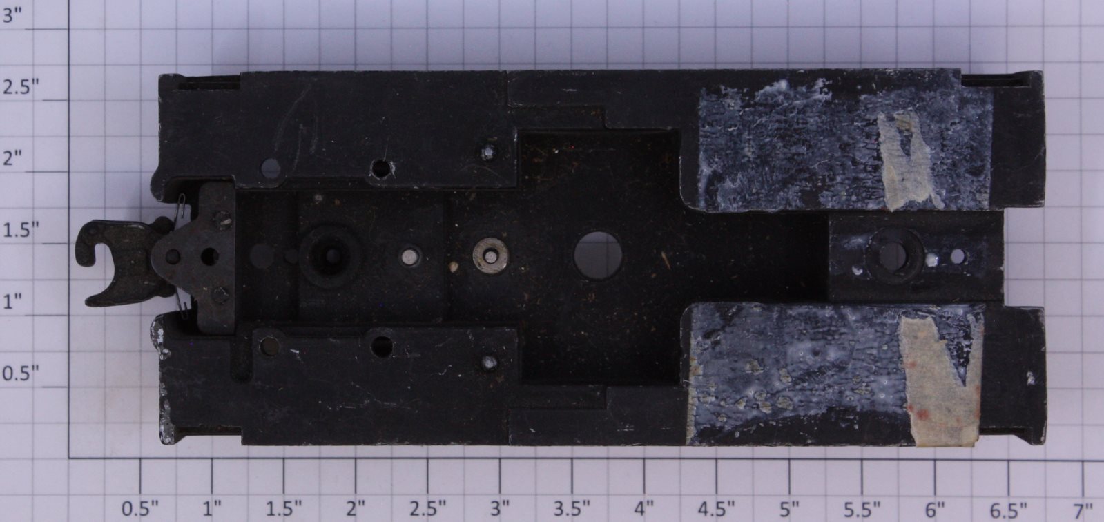 Lionel 3927-60X O Gauge Die-Cast Track Cleaning Car Frame with Coupler
