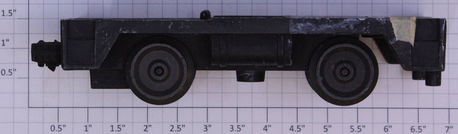 Lionel 3927-60X O Gauge Die-Cast Track Cleaning Car Frame with Coupler