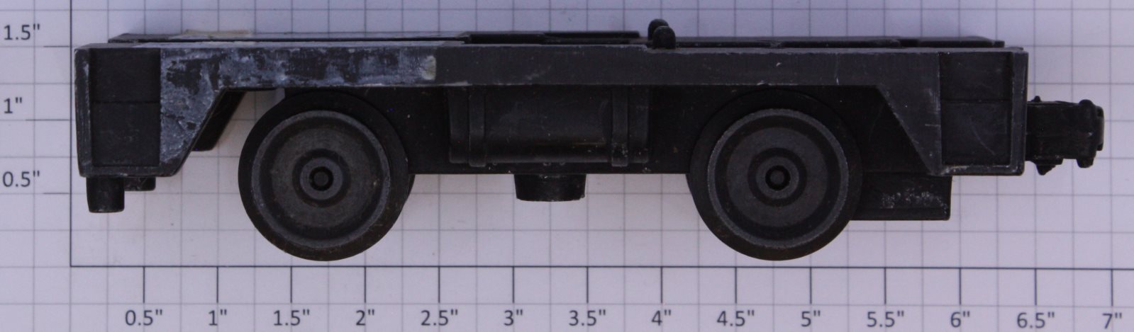 Lionel 3927-60X O Gauge Die-Cast Track Cleaning Car Frame with Coupler