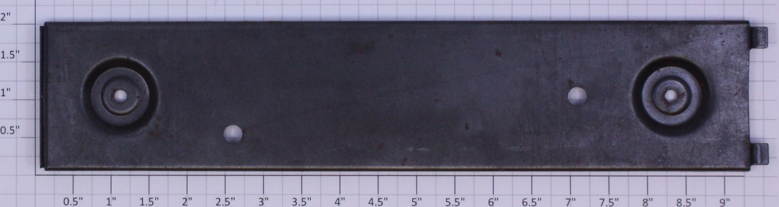 Lionel 6464-9 O Gauge Sheet Metal 2 Hole Boxcar Frame with Surface Rust
